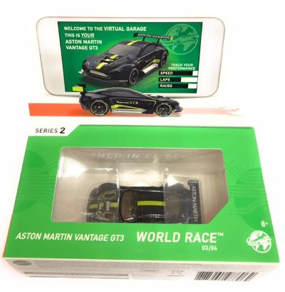 2021 ID Series 2 World Race 3/4 Hot Wheels Aston Martin Vantage GT3 Black 2021 ID Series 2 World Race 3/4 Hot Wheels Aston Martin Vantage GT3 Black